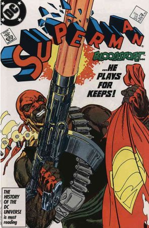 Superman (2nd Series) 4 published by DC with cover art by John Byrne