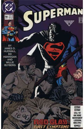 Superman (2nd Series) 56 published by DC with cover art by Andy Kubert