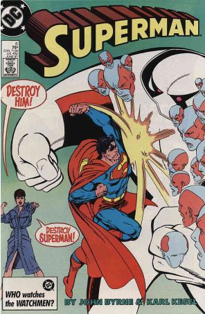 Superman (2nd Series) 6 published by DC with cover art by John Byrne