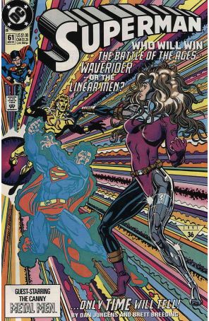 Superman (2nd Series) 61 published by DC with cover art by Dan Jurgens