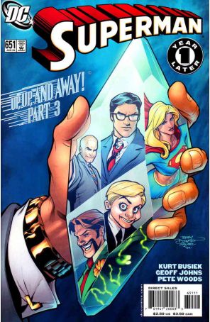 Superman (2nd Series) 651 published by DC with cover art by Terry Dodson