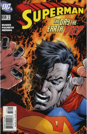 Superman (2nd Series) 658 published by DC with cover art by Carlos Pacheco