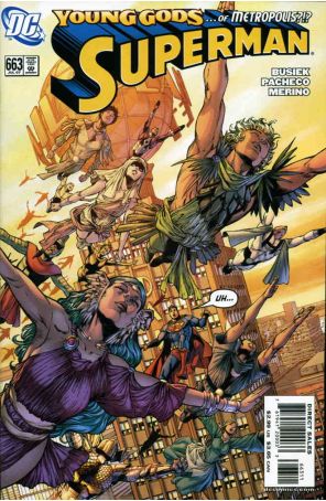 Superman (2nd Series) 663 published by DC with cover art by Carlos Pacheco