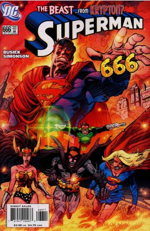 Superman (2nd Series) 666 published by DC with cover art by Walt Simonson