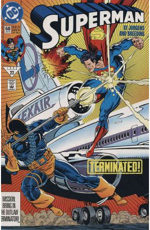 Superman (2nd Series) 68 published by DC with cover art by Dan Jurgens