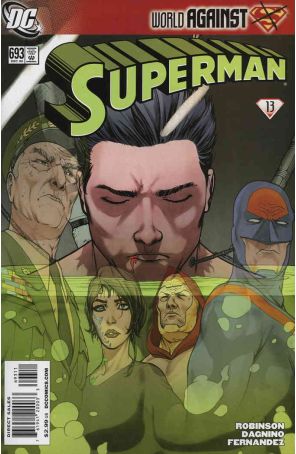 Superman (2nd Series) 693 published by DC with cover art by Cafu
