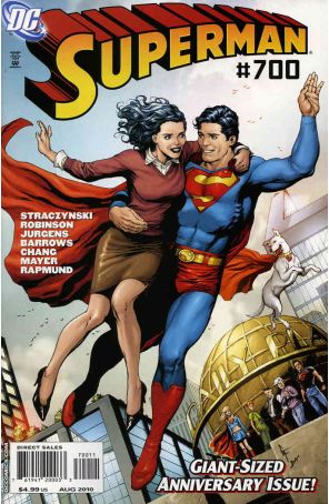 Superman (2nd Series) 700 published by DC with cover art by Gary Frank