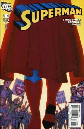 Superman (2nd Series) 703 published by DC with cover art by John Cassaday