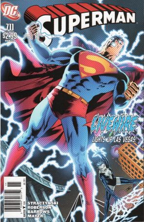 Superman (2nd Series) 711 (Newsstand) published by DC with cover art by John Cassaday