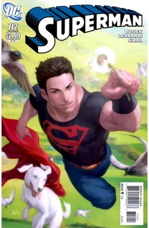 Superman (2nd Series) 712A published by DC with cover art by Stanley Lau