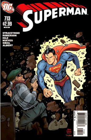Superman (2nd Series) 713A published by DC with cover art by Jeff Smith