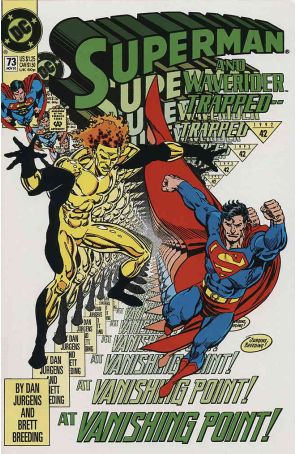Superman (2nd Series) 73 published by DC with cover art by Dan Jurgens