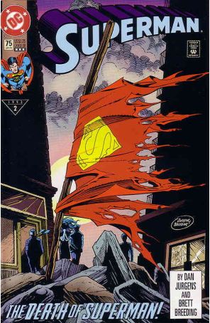 Superman (2nd Series) 75 (3rd) published by DC with cover art by Dan Jurgens