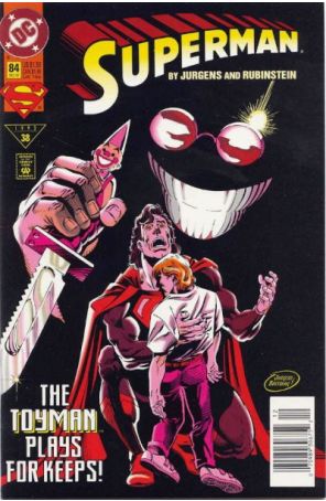 Superman (2nd Series) 84 (Newsstand) published by DC with cover art by Dan Jurgens