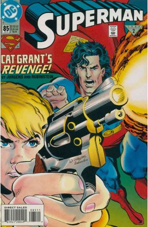 Superman (2nd Series) 85 published by DC with cover art by Dan Jurgens