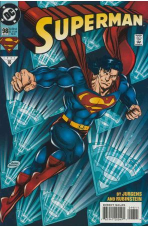 Superman (2nd Series) 98 published by DC with cover art by Dan Jurgens