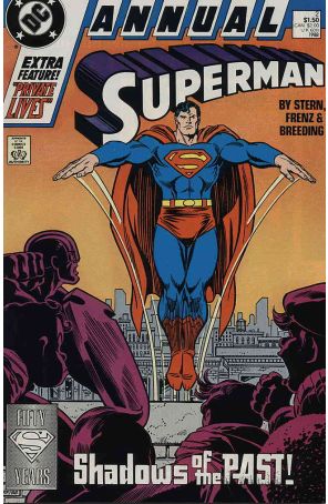 Superman (2nd Series) Annual 2 published by DC with cover art by Ron Frenz