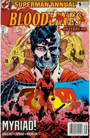 Superman (2nd Series) Annual 5 (Newsstand) published by DC with cover art by Christian Alamy