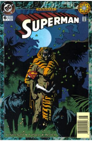 Superman (2nd Series) Annual 6 (Newsstand) published by DC with cover art by Mike Mignola