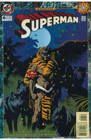 Superman (2nd Series) Annual 6 published by DC with cover art by Mike Mignola