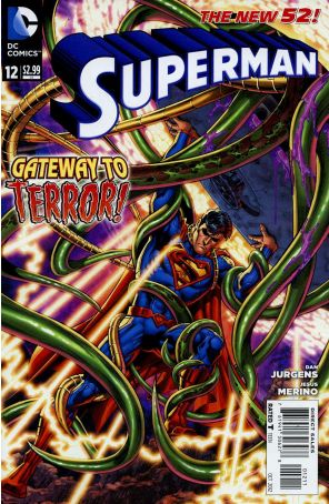 Superman (3rd Series) 12 published by DC with cover art by Dan Jurgens