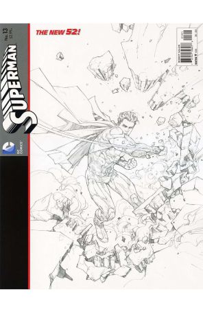 Superman (3rd Series) 13A published by DC with cover art by Kenneth Rocafort