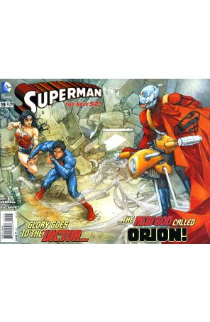 Superman (3rd Series) 19 published by DC with cover art by Kenneth Rocafort