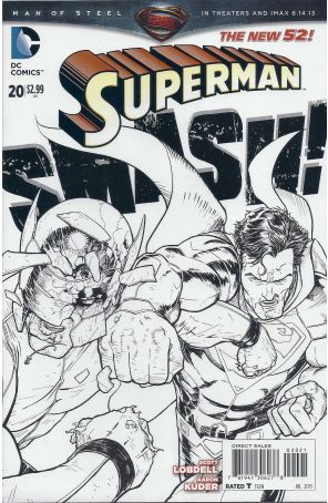 Superman (3rd Series) 20A published by DC with cover art by Aaron Kuder