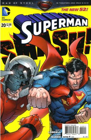 Superman (3rd Series) 20 published by DC with cover art by Aaron Kuder
