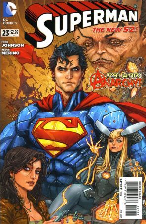 Superman (3rd Series) 23 published by DC with cover art by Kenneth Rocafort