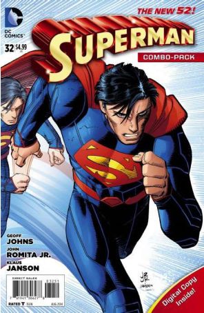 Superman (3rd Series) 32E published by DC with cover art by John Romita Jr.