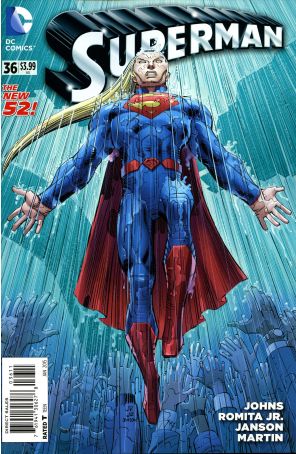 Superman (3rd Series) 36 published by DC with cover art by John Romita Jr.