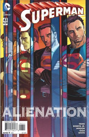 Superman (3rd Series) 43 published by DC with cover art by John Romita