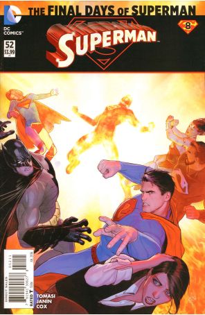 Superman (3rd Series) 52 published by DC with cover art by Mikel Janin
