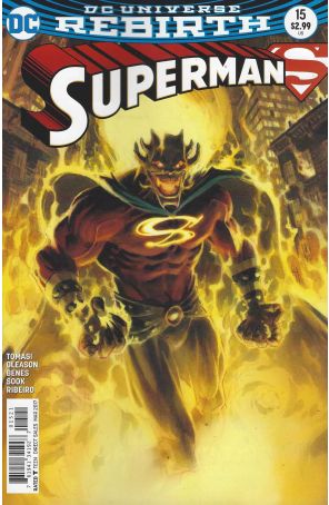 Superman (4th Series) 15A published by DC with cover art by Andrew Robinson