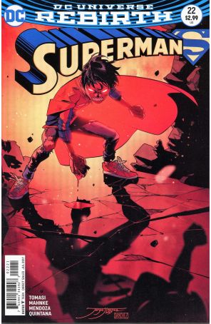 Superman (4th Series) 22A published by DC with cover art by Jorge Jiménez