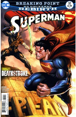 Superman (4th Series) 32 published by DC with cover art by Patrick Gleason