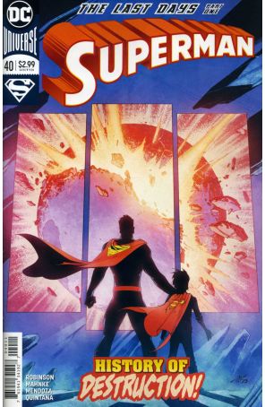 Superman (4th Series) 40 published by DC with cover art by Viktor Bogdanovic