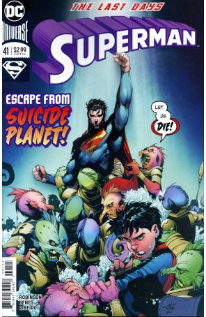 Superman (4th Series) 41 published by DC with cover art by Viktor Bogdanovic