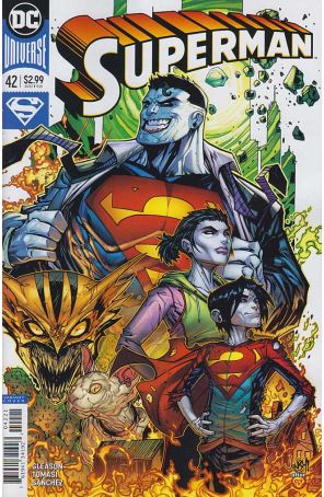 Superman (4th Series) 42A published by DC with cover art by Jonboy Meyers