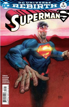 Superman (4th Series) 8A published by DC with cover art by Andrew Robinson