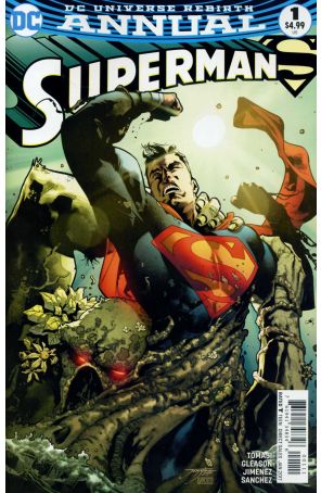 Superman (4th Series) Annual 1 published by DC with cover art by Jorge Jimenez