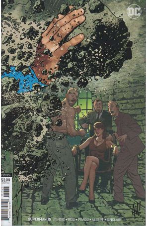 Superman (5th Series) 15A published by DC with cover art by Adam Hughes