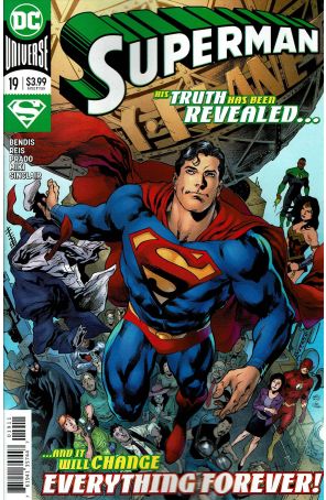 Superman (5th Series) 19 published by DC with cover art by Ivan Reis