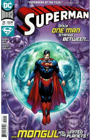 Superman (5th Series) 21 published by DC with cover art by Ivan Reis