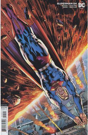 Superman (5th Series) 24A published by DC with cover art by Bryan Hitch