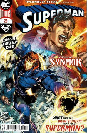 Superman (5th Series) 25 published by DC with cover art by Kevin Maguire