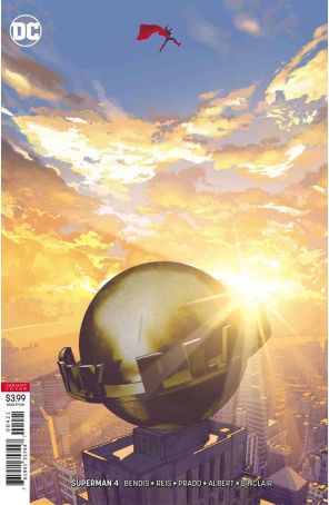 Superman (5th Series) 4A published by DC with cover art by Adam Hughes