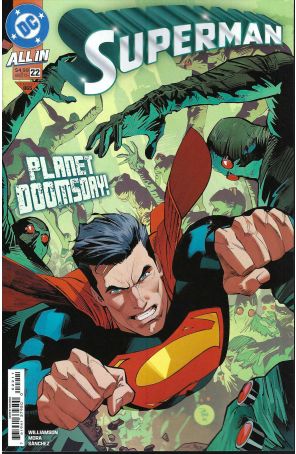 Superman (6th Series) 22A published by DC with cover art by Dan Mora