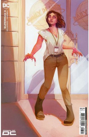 Superman (6th Series) 3C published by DC with cover art by Helene Lenoble
